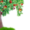 tree arbre baum  apple garden - PNG gratuit GIF animé