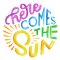 here comes the sun text deco - png ฟรี GIF แบบเคลื่อนไหว