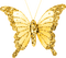 Glitter.Butterfly.Yellow.Gold - png grátis Gif Animado