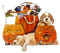 Halloween Dogs & Pumpkins - kostenlos png Animiertes GIF