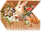 soave deco easter animals bunny eggs vintage - gratis png geanimeerde GIF