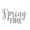 kikkapink spring time text transparent white - PNG gratuit GIF animé