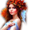 kikkapink autumn fantasy woman - PNG gratuit GIF animé
