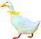 Goose.White.Yellow.Orange - PNG gratuit GIF animé
