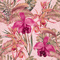 animated flowers background vintage - Gratis geanimeerde GIF geanimeerde GIF