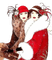 loly33 femme art deco hiver - png gratis GIF animasi