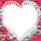 kikkapink valentine heart frame red - zdarma png animovaný GIF