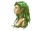 woman green hair bp - png ฟรี GIF แบบเคลื่อนไหว