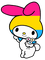Pansexual My Melody - PNG gratuit GIF animé