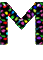 Kaz_Creations Alphabets Colours  Letter M - GIF animasi gratis GIF animasi