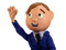 Orel Puppington hand up - zadarmo png animovaný GIF