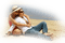 couple beach bp - безплатен png анимиран GIF