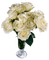 vase with a bouquet white roses sunshine3 - GIF animé gratuit