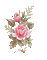 image encre animé effet scintillant fleurs roses coin briller mariage barre pastel edited by me