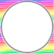 soave frame circle rainbow - zdarma png animovaný GIF