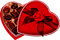 Heart.Box.Gift.Rose.Candy.Brown.Pink.Red - png gratis GIF animado