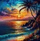 loly33 mer coucher de soleil - PNG gratuit GIF animé