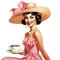 springtimes woman retro pinup vintage - фрее пнг анимирани ГИФ