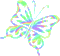 rainbow holographic butterfly - Gratis geanimeerde GIF geanimeerde GIF