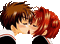 girl boy anime manga person tube kiss child - Free animated GIF Animated GIF
