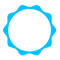 oval blu  frame - zadarmo png animovaný GIF