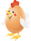 Kaz_Creations Easter Deco Chick - zdarma png animovaný GIF