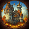 kikkapink background steampunk castle - png gratis GIF animado