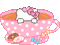 Hello Kitty Coffee (Unknown Credits) - GIF animasi gratis GIF animasi