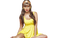 Kaz_Creations Woman Femme Yellow - darmowe png animowany gif