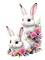 Easter.Rabbit.Pâques.Lapin.Victoriabea - png gratuito GIF animata