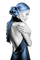 Woman Blue - Bogusia - δωρεάν png κινούμενο GIF
