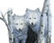 Wolfs.Loups.Lobos.White.Victoriabea - Free PNG Animated GIF