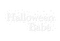 Text | Halloween Babe White Glitter Overlay - GIF animado gratis