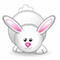 conejito blanco - 免费动画 GIF 动画 GIF