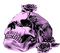 Gothic skull by nataliplus - zdarma png animovaný GIF