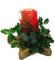 gala Christmas candle - PNG gratuit GIF animé