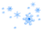 Snowflakes.Blue - PNG gratuit GIF animé