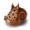 Squirrel with Cookie - gratis png animeret GIF