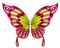 Kaz_Creations Deco  Butterfly  Colours - zadarmo png animovaný GIF