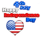 Kaz_Creations USA American Independence Day Text - Free PNG Animated GIF