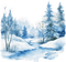 loly33 paysage hiver - png gratis GIF animasi