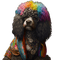 loly33 chien hippie - δωρεάν png κινούμενο GIF