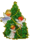 MMarcia gif anjo árvore noel natal - Gratis geanimeerde GIF geanimeerde GIF