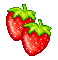 twin strawberries 2 - Ücretsiz animasyonlu GIF animasyonlu GIF