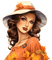 frau, woman, femme, herbst, autumn - gratis png animerad GIF