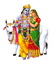 Radha Krishna - бесплатно png анимированный гифка