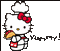 MMarcia gif hello kitty Yummy - Darmowy animowany GIF animowany gif