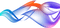 grafisme fractale deco bleu orange - Free PNG Animated GIF