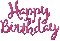 Happy Birthday (created with gimp) - Free animated GIF Animated GIF