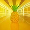 Pineapple Tron Corridor - darmowe png animowany gif